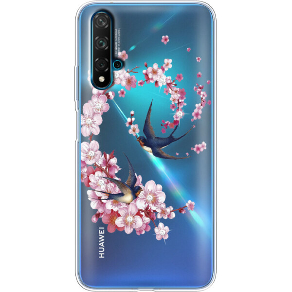 

Силиконовый чехол BoxFace Huawei Nova 5T Swallows and Bloom (38617-rs4)