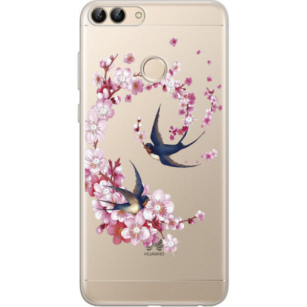 

Силиконовый чехол BoxFace Huawei P Smart Swallows and Bloom (32669-rs4)