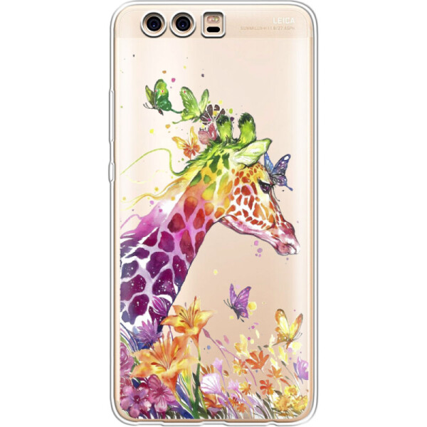 

Силиконовый чехол BoxFace Huawei P10 Plus Colorful Giraffe (29364-cc14)