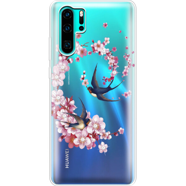 

Силиконовый чехол BoxFace Huawei P30 Pro Swallows and Bloom (36855-rs4)