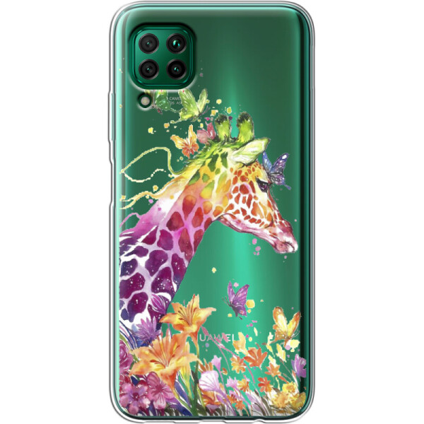 

Силиконовый чехол BoxFace Huawei P40 Lite Colorful Giraffe (39379-cc14)