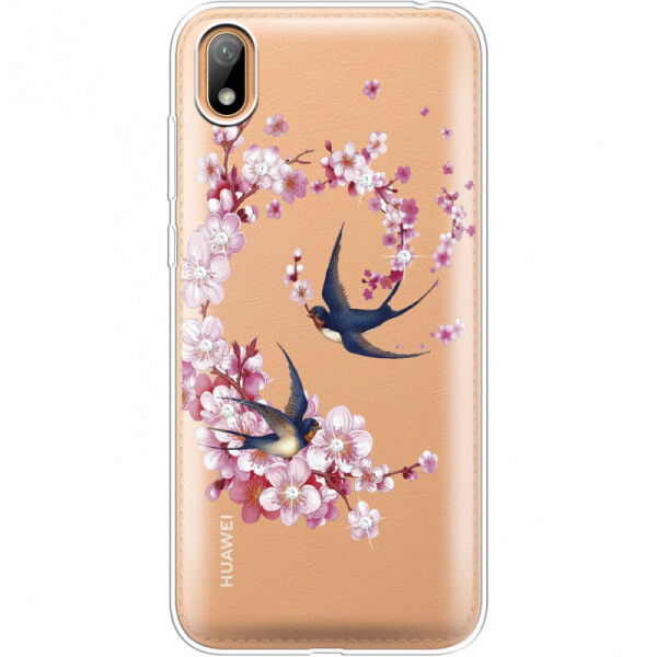 

Силиконовый чехол BoxFace Huawei Y5 2019 Swallows and Bloom (37076-rs4)