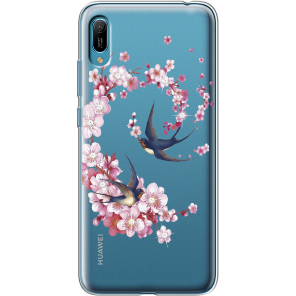 

Силиконовый чехол BoxFace Huawei Y6 2019 Swallows and Bloom (36451-rs4)