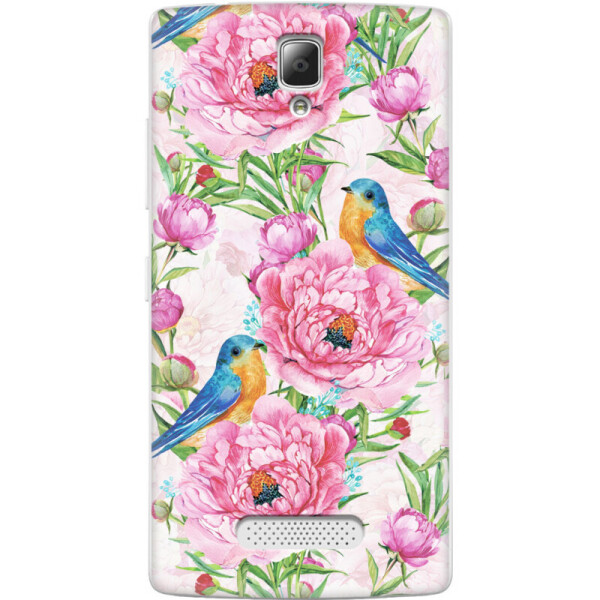 

Силиконовый чехол BoxFace Lenovo A2010 Birds and flowers (24550-up2376)