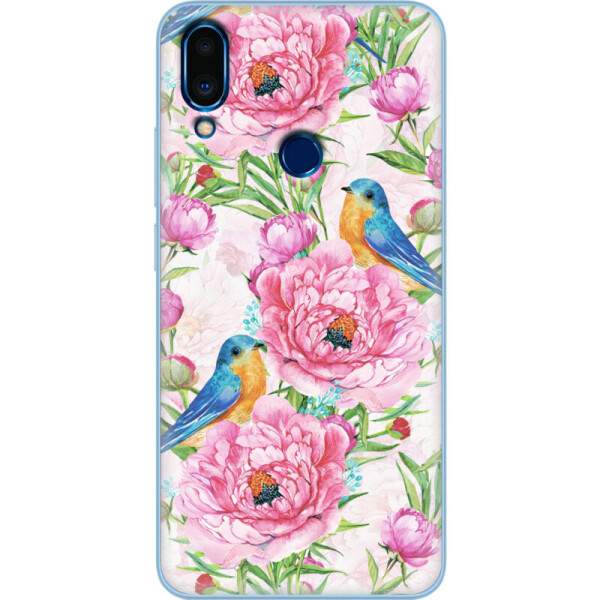 

Силиконовый чехол BoxFace Meizu Note 9 Birds and flowers (36863-up2376)