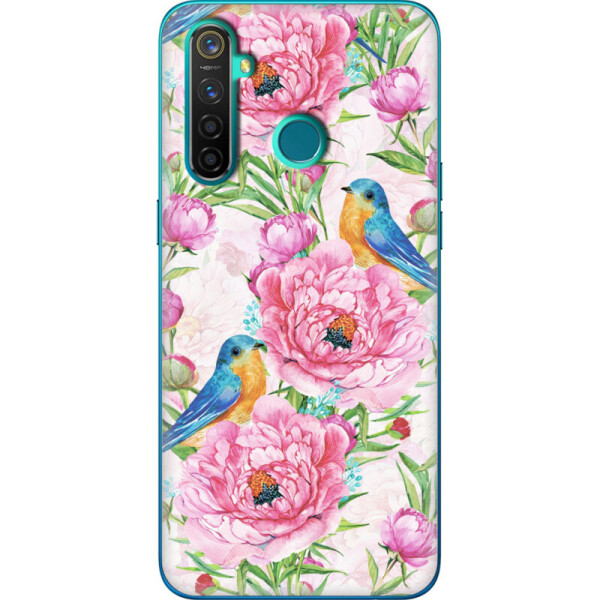

Силиконовый чехол BoxFace Realme 5 Pro Birds and flowers (39526-up2376)