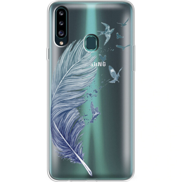 

Силиконовый чехол BoxFace Samsung A207 Galaxy A20s Feather (38125-cc38)