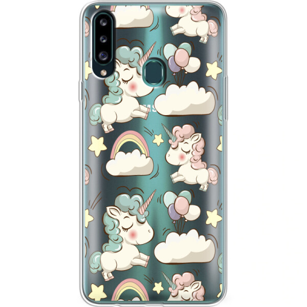 

Силиконовый чехол BoxFace Samsung A207 Galaxy A20s Unicorns (38125-cc2)