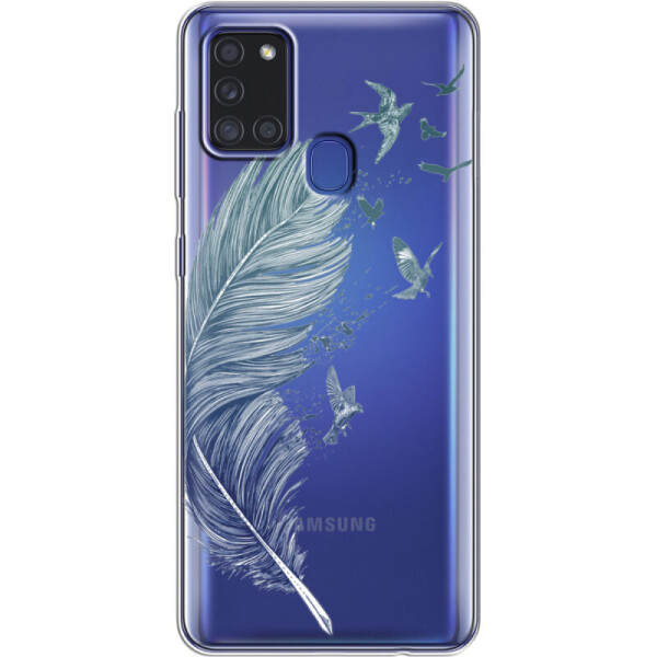 

Силиконовый чехол BoxFace Samsung A217 Galaxy A21s Feather (40006-cc38)