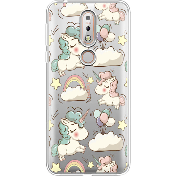 

Силиконовый чехол BoxFace Nokia 7.1 Unicorns (36118-cc2)