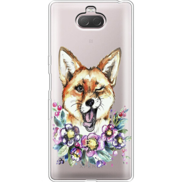

Силиконовый чехол BoxFace Sony Xperia 10 I4113 Winking Fox (36403-cc13)