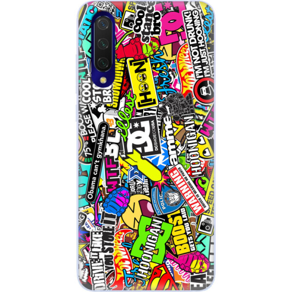 

Силиконовый чехол BoxFace Xiaomi Mi 9 Lite Multicolored Inscriptions (38311-up880)