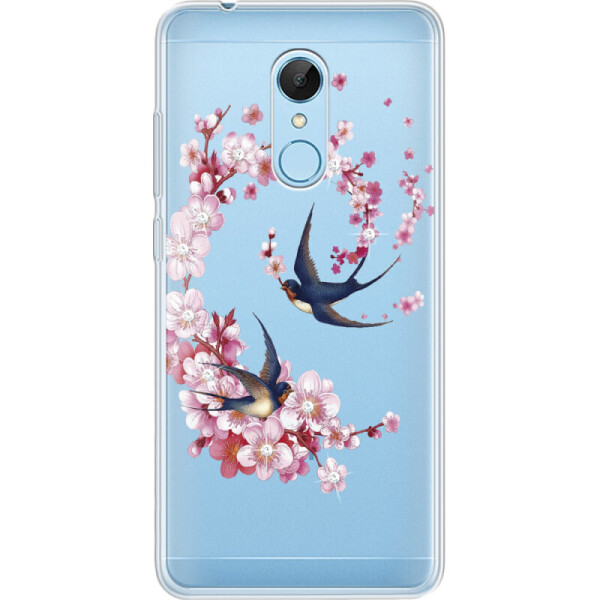 

Силиконовый чехол BoxFace Xiaomi Redmi 5 Swallows and Bloom (32520-rs4)