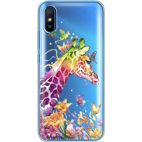 

Силиконовый чехол BoxFace Xiaomi Redmi 9A Colorful Giraffe (40304-cc14)