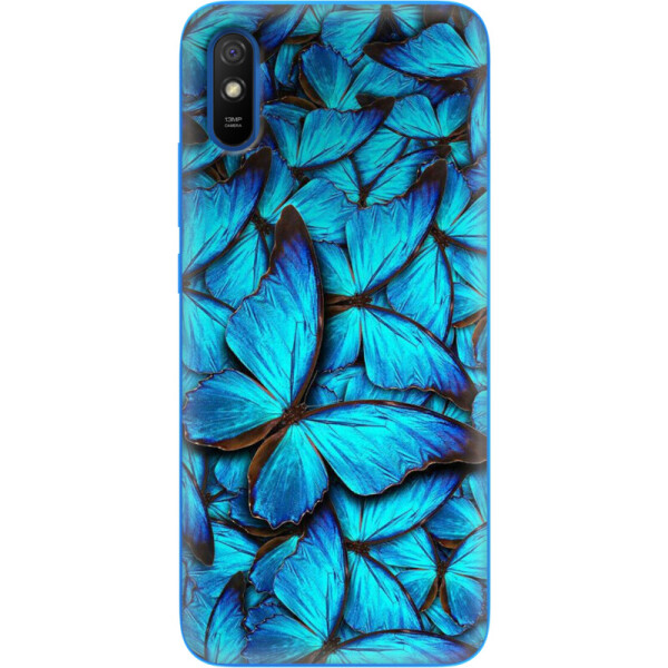

Силиконовый чехол BoxFace Xiaomi Redmi 9A лазурные бабочки (40304-up1550)