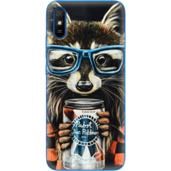 

Силиконовый чехол BoxFace Xiaomi Redmi 9A Енот с банкой (40304-up1333)