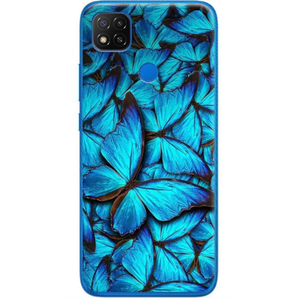 

Силиконовый чехол BoxFace Xiaomi Redmi 9C лазурные бабочки (40879-up1550)