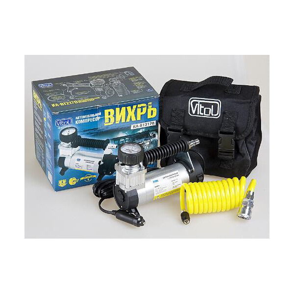 

Компрессор автомобильный Vitol KA B12170 Вихрь (17293)
