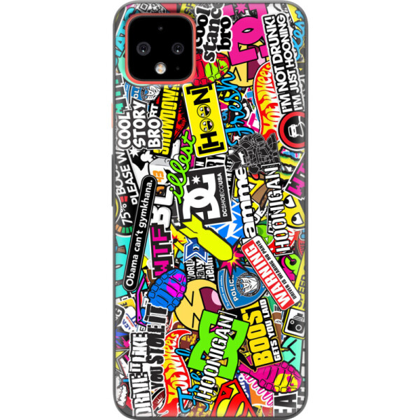 

Силиконовый чехол BoxFace Google Pixel 4 XL Multicolored Inscriptions (38491-up880)