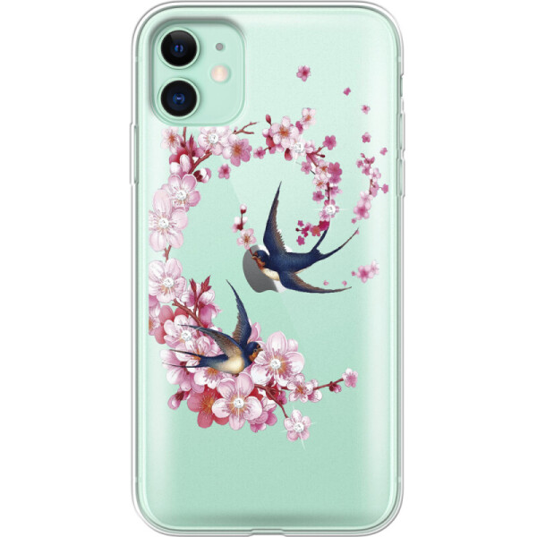 

Силиконовый чехол BoxFace Apple iPhone 11 Swallows and Bloom (38184-rs4)