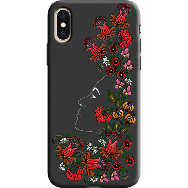 

Силиконовый чехол BoxFace Apple iPhone XS 3D Ukrainian Muse (35413-bk64)
