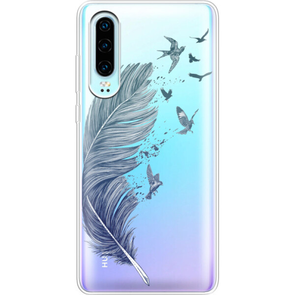 

Силиконовый чехол BoxFace Huawei P30 Feather (36851-cc38)