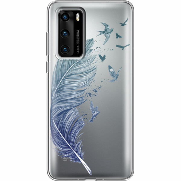 

Силиконовый чехол BoxFace Huawei P40 Feather (39746-cc38)