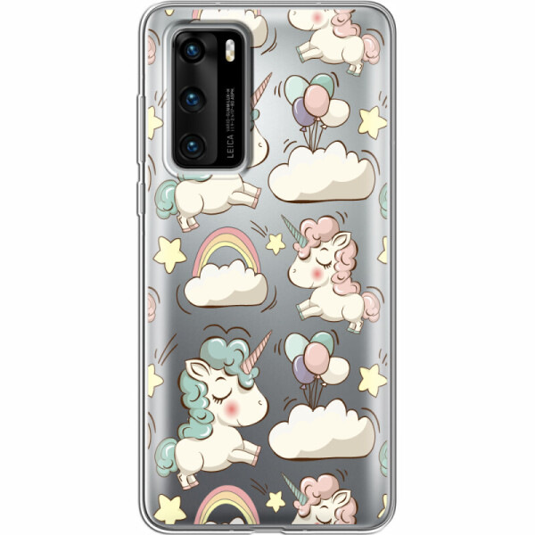 

Силиконовый чехол BoxFace Huawei P40 Unicorns (39746-cc2)