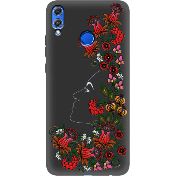 

Силиконовый чехол BoxFace Huawei Honor 8x 3D Ukrainian Muse (35419-bk64)