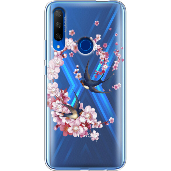 

Силиконовый чехол BoxFace Huawei Honor 9X Swallows and Bloom (37996-rs4)