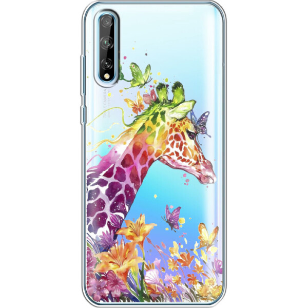 

Силиконовый чехол BoxFace Huawei P Smart S Colorful Giraffe (40353-cc14)