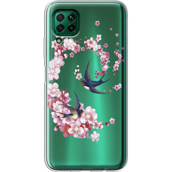 

Силиконовый чехол BoxFace Huawei P40 Lite Swallows and Bloom (39379-rs4)