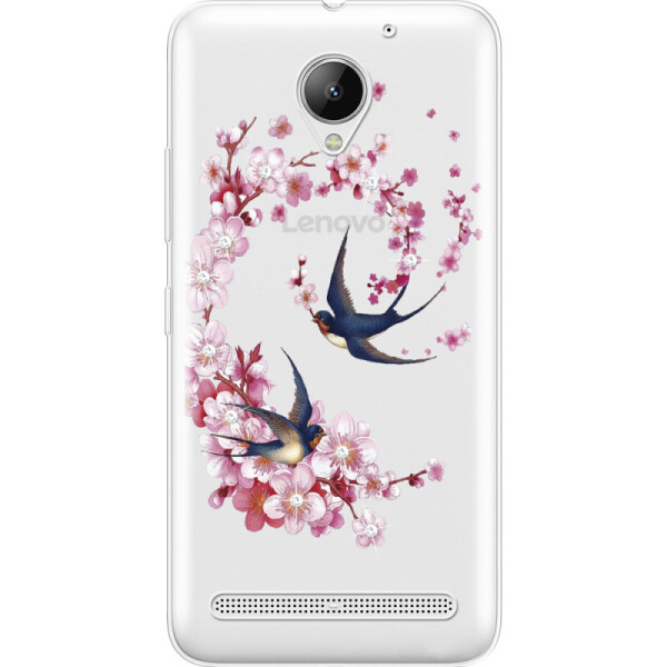 

Силиконовый чехол BoxFace Lenovo C2 Power Swallows and Bloom (25583-rs4)