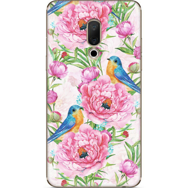 

Силиконовый чехол BoxFace Meizu 15 Plus Birds and flowers (33383-up2376)