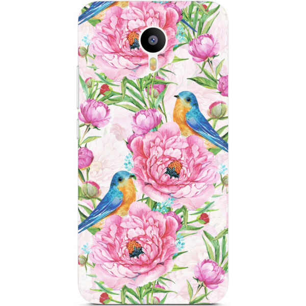 

Силиконовый чехол BoxFace Meizu M3 Note Birds and flowers (25108-up2376)