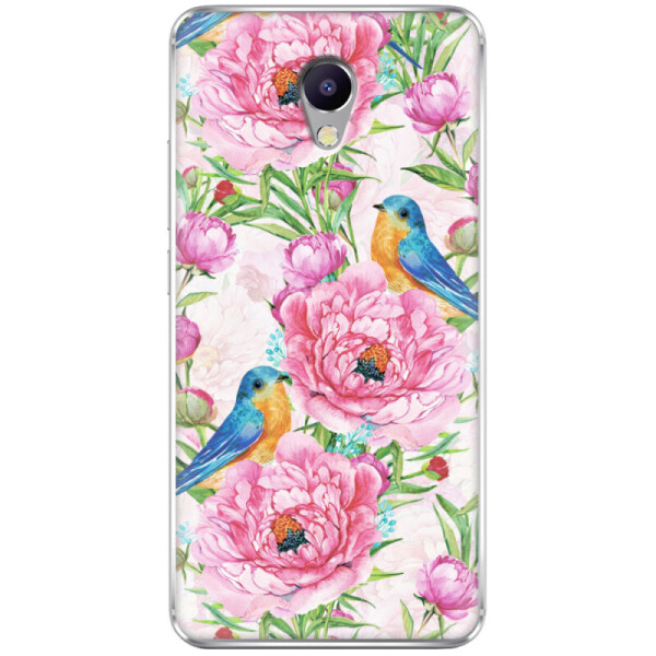 

Силиконовый чехол BoxFace Meizu M5 Note Birds and flowers (28289-up2376)