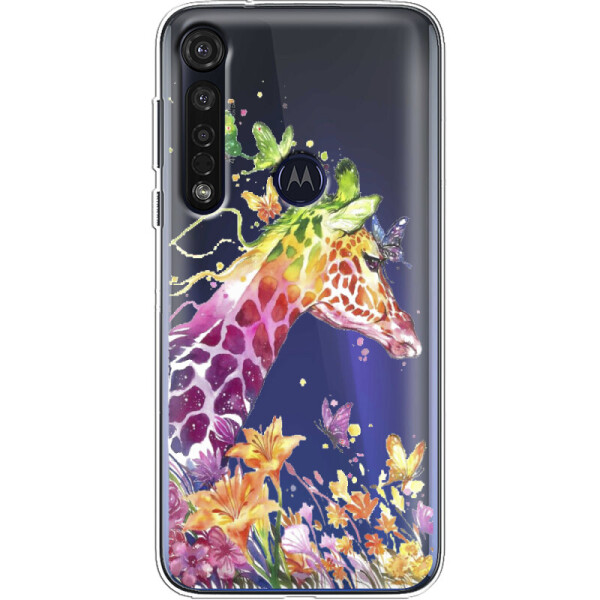 

Силиконовый чехол BoxFace Motorola G8 Plus Colorful Giraffe (40957-cc14)