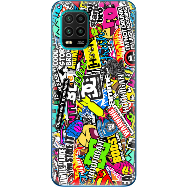 

Силиконовый чехол BoxFace Xiaomi Mi 10 Lite Multicolored Inscriptions (39438-up880)