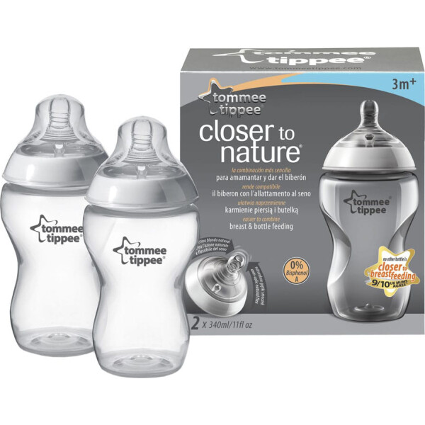 

Бутылочка для кормления Tommee Tippee 340 мл 2 шт