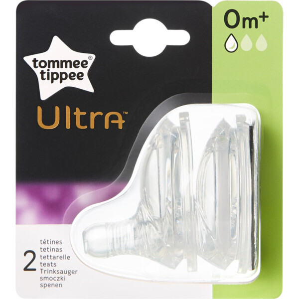 

Соска на бутылку Tommee Tippee Ultra Медленный поток 2 шт (42400568)