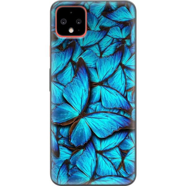 

Силиконовый чехол BoxFace Google Pixel 4 XL лазурные бабочки (38491-up1550)