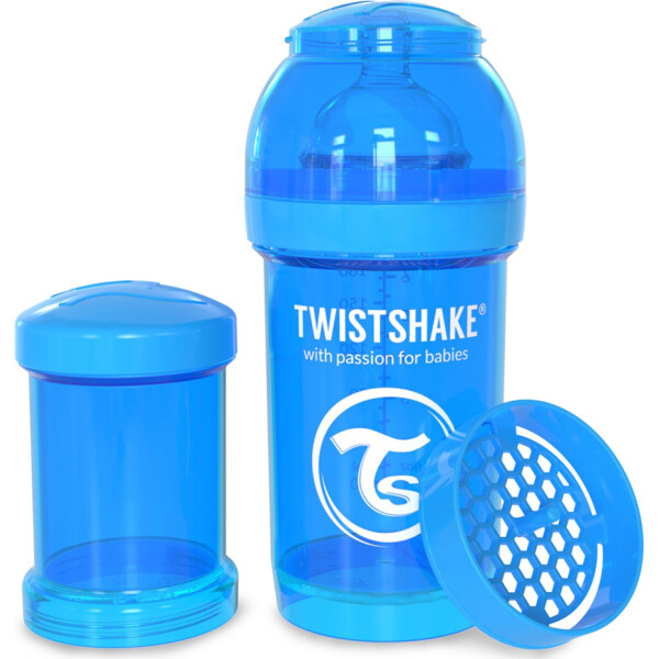 

Антиколиковая бутылочка Twistshake 180мл голубая 78002