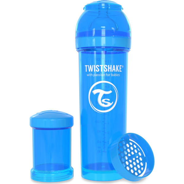 Акция на Антиколиковая бутылочка Twistshake 330 мл голубая 78014 от Allo UA