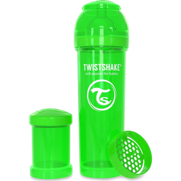 

Антиколиковая бутылочка Twistshake 330 мл зеленая 78016