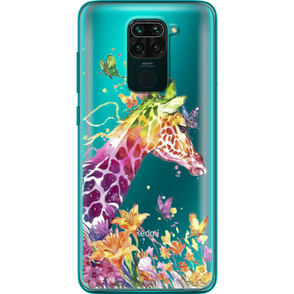 

Силиконовый чехол BoxFace Xiaomi Redmi 10X Colorful Giraffe (40366-cc14)