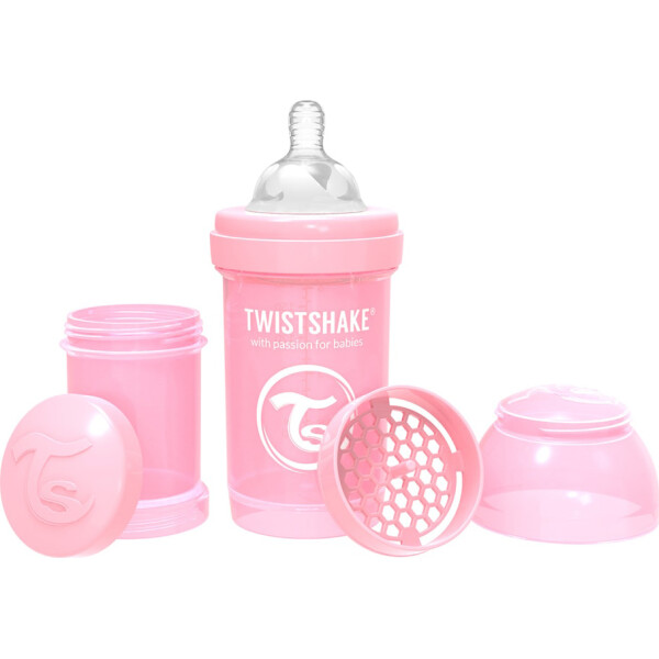

Антиколиковая бутылочка Twistshake 180мл светло-розовая 78249
