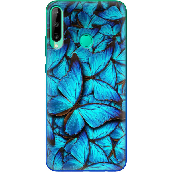 

Силиконовый чехол BoxFace Huawei P40 Lite E лазурные бабочки (39374-up1550)