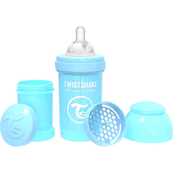 

Антиколиковая бутылочка Twistshake 180мл светло-голубая 78250