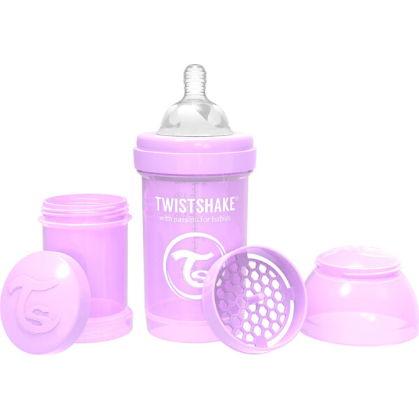

Антиколиковая бутылочка Twistshake 180мл лавандовая 78252