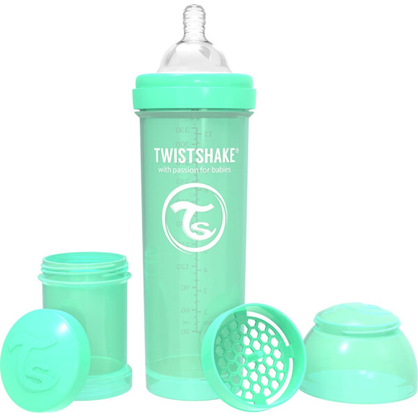 

Антиколиковая бутылочка Twistshake 330мл мятная 78263